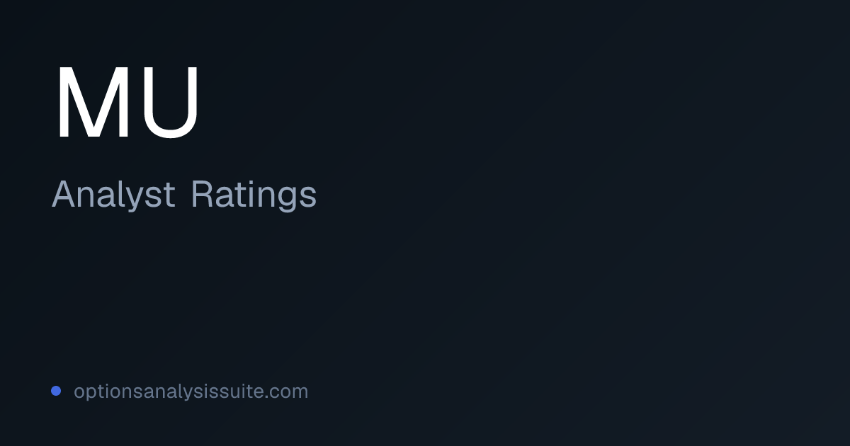 MU Stock Analyst Ratings | OAS
