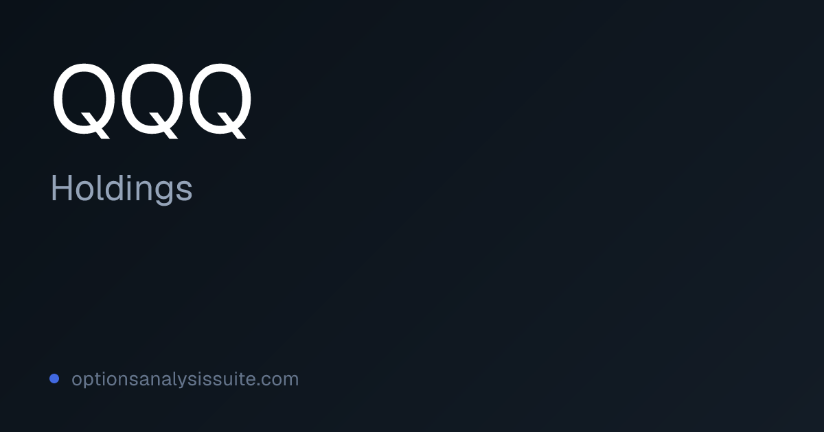 QQQ ETF Holdings | OAS