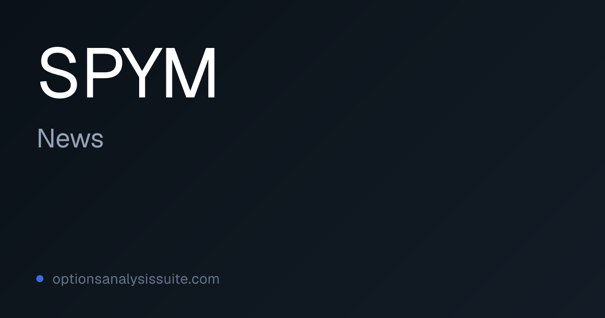 SPYM ETF News | OAS