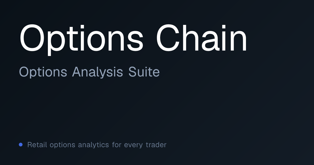 Options Chain: Multi-Asset Live Chain with Greeks | OAS